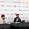 GAZOO Racing Companyプレジデントの高橋智也氏とGR車両開発部　先行開発室長の横田義則氏