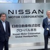 日産自動車の米田達哉人事本部日本人事部主管と住野琢磨グローバルISデリバリー本部G&A&B2Eシステム部主管　