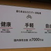 自転車はあらゆる年代層に最も身近なモビリティとして使われ、保有台数は7000万台とも言われる