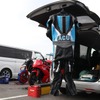 レーシングスーツの完成翌日には早速サーキットで慣らし走行を実施した。