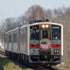 留萌行きの4927D。恵比島駅ではこの列車に合わせてセレモニーが行なわれた。真布～恵比島。