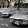 桜吹雪と名車の饗宴…オールドカーミーティングin清久さくらまつり