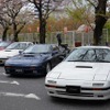 桜吹雪と名車の饗宴…オールドカーミーティングin清久さくらまつり