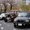 桜吹雪と名車の饗宴…オールドカーミーティングin清久さくらまつり