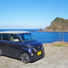 兵庫県北部、釜屋海岸にて。