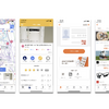 WheeLog!（左）とミライロID（右）のアプリ画面