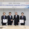 ホンダと韓国ポスコ、包括的パートナーシップ