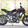 ホンダ CB1000R ボルドーレッドメタリック／167万900円。CB1000R Black Editionも用意され、そちらは171万6000円