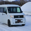 雪上での走行テストの様子