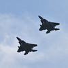 航空自衛隊新田原基地のF-15によるウエルカムフライト