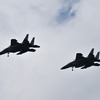 航空自衛隊新田原基地のF-15によるウエルカムフライト
