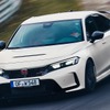 ホンダ・シビック・タイプR 新型のニュル・タイムアタック仕様。これと同じ仕様が「タイプR‐S」になる予定