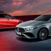 メルセデスAMG A35 4MATIC（左）とメルセデスAMG A35 4MATICセダン（右）