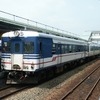 米坂線で旧型気動車のキハ52が運用されていた頃の今泉駅。2004年7月。