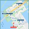 HWエレクトロ新ショールームの位置図