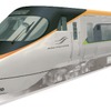 非貫通式となっているL編成の1号車・8000形、S編成の8号車・8500形のエクステリアイメージ。2014年に登場した8600系を踏襲した「瀬戸の疾風」をイメージしたデザイン。