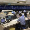 運転指令室の様子。