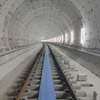 大阪府北部から万博会場へ向けてのアクセス向上を図るため、2023年度末の開業を目指して建設が進められている北大阪急行電鉄延伸区間（千里中央～箕面萱野間約2.5km）のシールドトンネル。