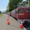 国鉄初の北海道向け電気機関車ED75 501。ED75形500番台ではただ1両製造された「1番台1両」という貴重な車両。2023年6月8日。
