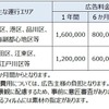 対象営業所及び広告料金