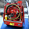 トーハツの軽4WD小型消防車デッキバンタイプ（東京国際消防防災展2023）