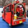 トーハツの軽4WD小型消防車デッキバンタイプ（東京国際消防防災展2023）