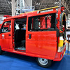 トーハツの軽4WD小型消防車デッキバンタイプ（東京国際消防防災展2023）