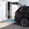 PHVからの給電：老人ホーム（特別養護老人ホーム上総園）で洗濯機・洗濯乾燥機に使用