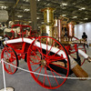 馬引き蒸気ポンプ（1860年製。東京国際消防防災展2023）