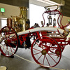 馬引き蒸気ポンプ（1860年製。東京国際消防防災展2023）