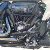 展示されたハーレー「CVO」