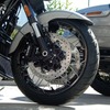 展示されたハーレー「CVO」