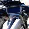 展示されたハーレー「CVO」