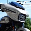 展示されたハーレー「CVO ストリートグライド」