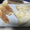 油使うのは処理が大変＆さすがに車内では危なそうなので家で食べました。