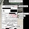 写し込む受入伝票の例。