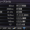 OBD2アダプター使用表示例