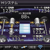 OBD2アダプター使用表示例