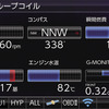 OBD2アダプター使用表示例