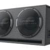 「バスレフボックス」の一例（ヴァイブオーディオ・TS-WX1220AH）。