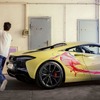 マクラーレン・アルトゥーラ のアートカーとセヴィン・パーカー氏