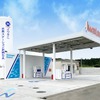 東名・足柄SAに開設する水素ステーション（イメージ）