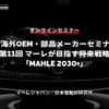 ◆終了◆10/2【EV海外OEM・部品メーカーセミナー】第11回 マーレが目指す将来戦略「MAHLE 2030+」