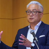 2027年にはエナリティをベースにした電動商用車を走らせたいと言うZFジャパンの多田社長。