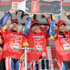 優勝した#33 Team HRC with Japan Post（長島哲太／高橋巧／チャビ・ビエルゲ）