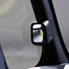 ホンダ N-BOX　ピタ駐ミラーの前輪部分はAダッシュミラー付近で確認