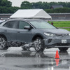 0.3μ路面でのパイロンスラローム