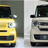 ホンダ N-BOX 新型（左）と現行型（右）
