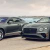 ベントレー・コンチネンタル GT スピード のワンオフモデル（右）と初代 コンチネンタル GT