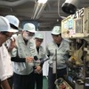 「nippo」に記入された報告書は、タブレット上で項目を選択していくだけでリアルタイムで生産管理と共有される